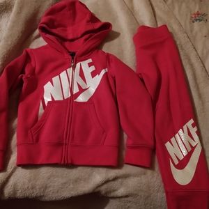 Pink Nike Sweat Suit 4t